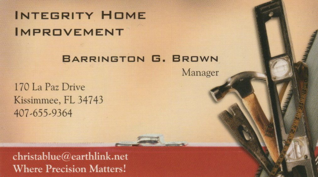 Integrity Home Improvement