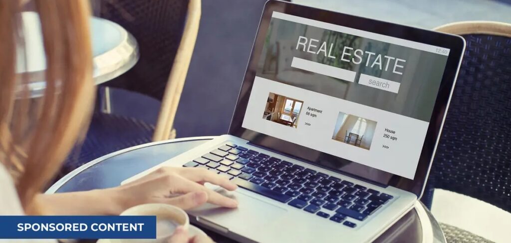 Scrolling a real estate website