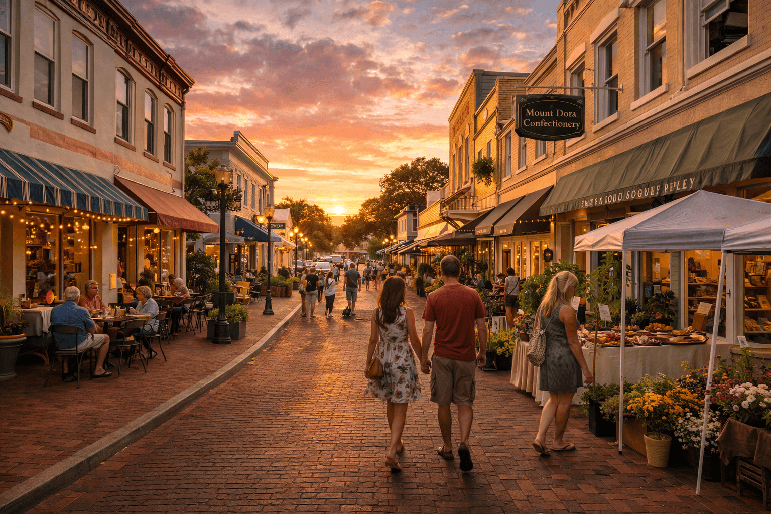 Downtown Clermont area with local shops and community lifestyle